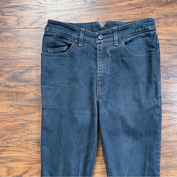 Mattison • charcoal skinny jeans slim leg ankle tailored USA made designer denim - Picture 2 of 8